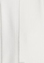 Anna Field kvinner ribbestrikket cardigan med krage off white P266L827 - Bilde 3