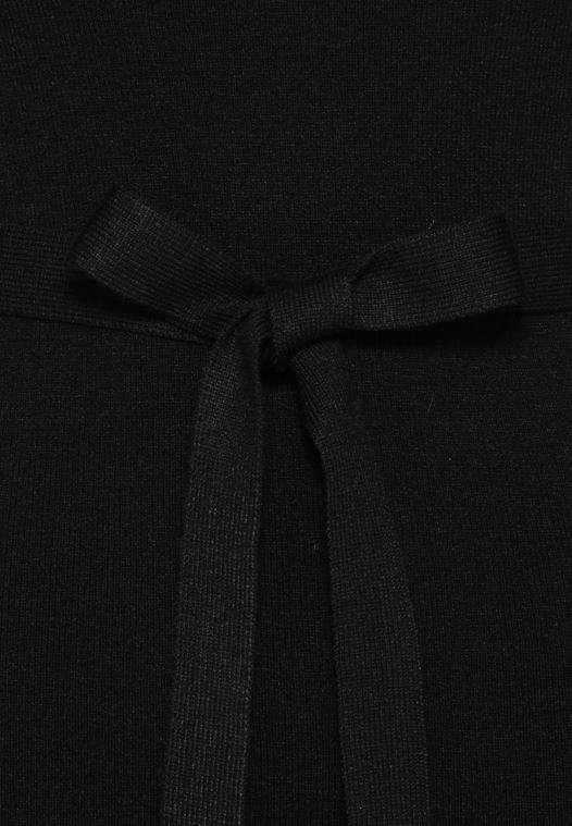 Anna Field kvinner rollkragen ripp mini strickkleid mit grtel jumper dress black P266L234 - Bilde 3