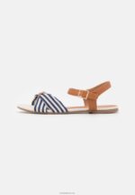 Anna Field kvinner sandaler cognac/mørkeblå P266L1290 - Bilde 2
