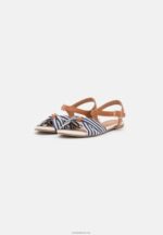 Anna Field kvinner sandaler cognac/mørkeblå P266L1290 - Bilde 3
