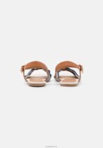 Anna Field kvinner sandaler cognac/mørkeblå P266L1290 - Bilde 4