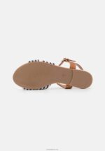Anna Field kvinner sandaler cognac/mørkeblå P266L1290 - Bilde 5