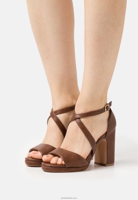 anna_field_kvinner_sandaler_cognac_p266l1253.jpg Anna Field kvinner sandaler cognac P266L1253 - Bilde 1
