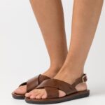 Anna Field kvinner sandaler cognac P266L1403