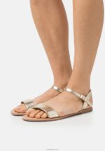 Anna Field kvinner sandaler gull P266L1281