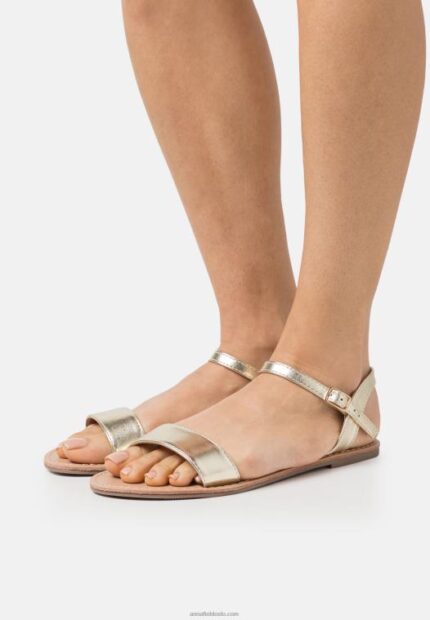 Anna Field kvinner sandaler gull P266L1281