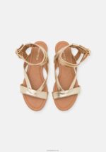 Anna Field kvinner sandaler gull P266L1424 - Bilde 6