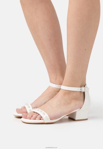 Anna Field kvinner sandaler hvite P266L1309