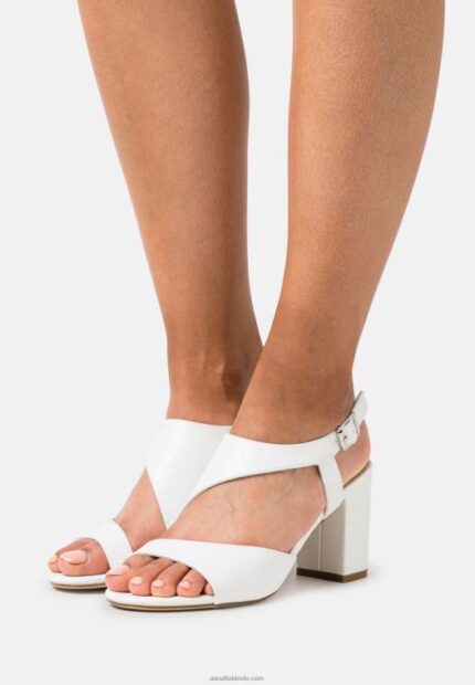 Anna Field kvinner sandaler hvite P266L1376