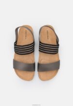 Anna Field kvinner sandaler i gunmetall P266L1406 - Bilde 6