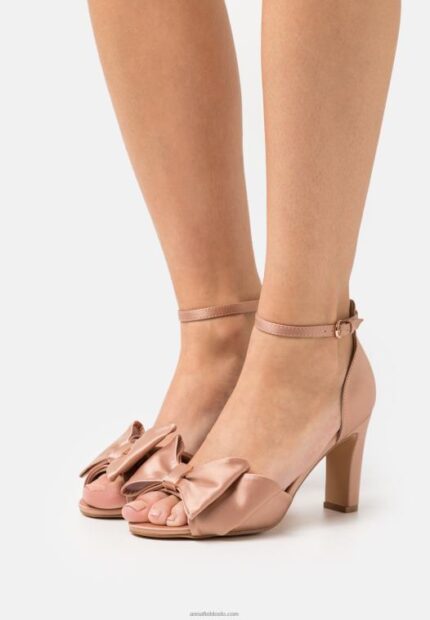 Anna Field kvinner sandaler i rosa gull P266L1394