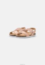 Anna Field kvinner sandaler i rosa gull P266L1411 - Bilde 3