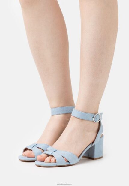 Anna Field kvinner sandaler lyseblå P266L1353