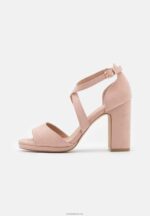 Anna Field kvinner sandaler rosa/gull P266L1256 - Bilde 2