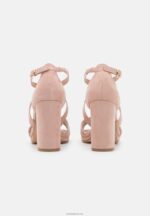 Anna Field kvinner sandaler rosa/gull P266L1256 - Bilde 4