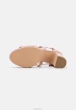 Anna Field kvinner sandaler rosa/gull P266L1256 - Bilde 5