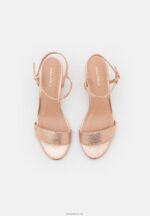 Anna Field kvinner sandaler rosa gullfarget P266L1254 - Bilde 6