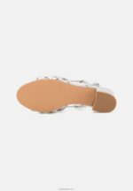 Anna Field kvinner sandaler sølv P266L1304 - Bilde 5