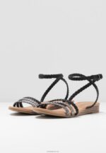 Anna Field kvinner sandaler sort/sølv P266L1248 - Bilde 5