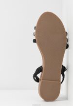 Anna Field kvinner sandaler sort/sølv P266L1248 - Bilde 7