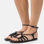 Anna Field kvinner sandaler svart P266L1438