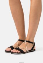 Anna Field kvinner sandaler svart P266L1443