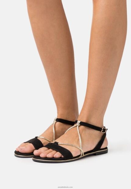 Anna Field kvinner sandaler svart P266L1443