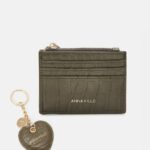 Anna Field kvinner sett lommebok khaki P266L2814