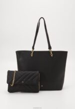 Anna Field kvinner sett tote bag svart P266L2468