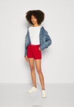 Anna Field kvinner shorts mørk rød P266L662 - Bilde 2