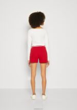 Anna Field kvinner shorts mørk rød P266L662 - Bilde 3