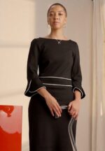 Anna Field kvinner skiftekjole svart P266L218 - Bilde 2