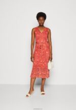 Anna Field kvinner skiftkjole beige/rosa/flerfarget P266L212 - Bilde 2