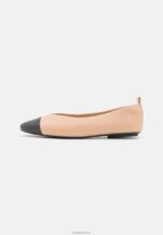 Anna Field kvinner skinn ballett pumps beige P266L2116 - Bilde 2