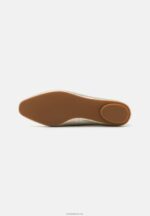 Anna Field kvinner skinn ballett pumps gull P266L2108 - Bilde 5