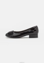 Anna Field kvinner skinn ballett pumps svart P266L2112 - Bilde 2
