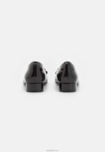 Anna Field kvinner skinn ballett pumps svart P266L2112 - Bilde 4