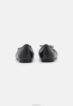 Anna Field kvinner skinn ballett pumps svart P266L2113 - Bilde 4