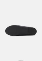 Anna Field kvinner skinn ballett pumps svart P266L2113 - Bilde 5