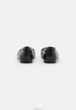 Anna Field kvinner skinn ballett pumps svart P266L2145 - Bilde 4