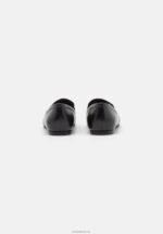 Anna Field kvinner skinn ballett pumps svart P266L2151 - Bilde 4