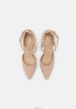 Anna Field kvinner skinn høye hæler beige P266L1606 - Bilde 5