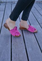 Anna Field kvinner skinn muldyr rosa P266L1867 - Bilde 2