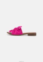 Anna Field kvinner skinn muldyr rosa P266L1867