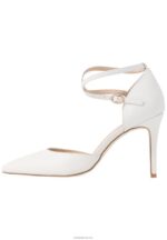 Anna Field kvinner skinn pumps høye hæler hvit P266L1693 - Bilde 2