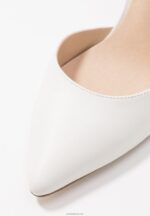 Anna Field kvinner skinn pumps høye hæler hvit P266L1693 - Bilde 3
