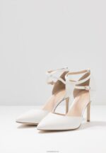 Anna Field kvinner skinn pumps høye hæler hvit P266L1693 - Bilde 5