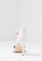 Anna Field kvinner skinn pumps høye hæler hvit P266L1693 - Bilde 6