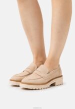Anna Field kvinner skinn slip-ons beige P266L1807
