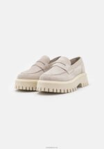 Anna Field kvinner skinn slip-ons beige P266L1808 - Bilde 3